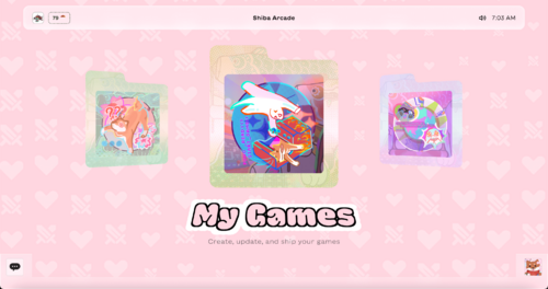 Tap "My Games" after logging in